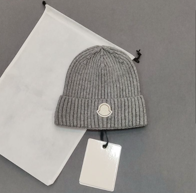 New Women's Winter Knitting Wool Hat | Embroidered Cap