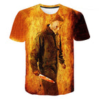 Horror Christmas Hip Hop Scene Men's Polyester T-Shirt | Streetwear
