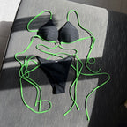 2022 Sexy Heart-Shaped Drawstring Bikini Swimsuit