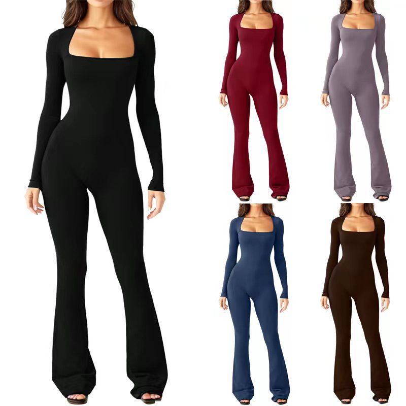 2023 Women's Long Sleeve Bodysuit with High Stretch