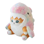 TQJOUJOU Cute Shark Cat Plush Toy 8 Cat Face Shark Stuffed Animal Plushies Doll Kawaii Soft Stuffed Shark Pillow for Boys and Girls Birthday Gift (Multi-Color)
