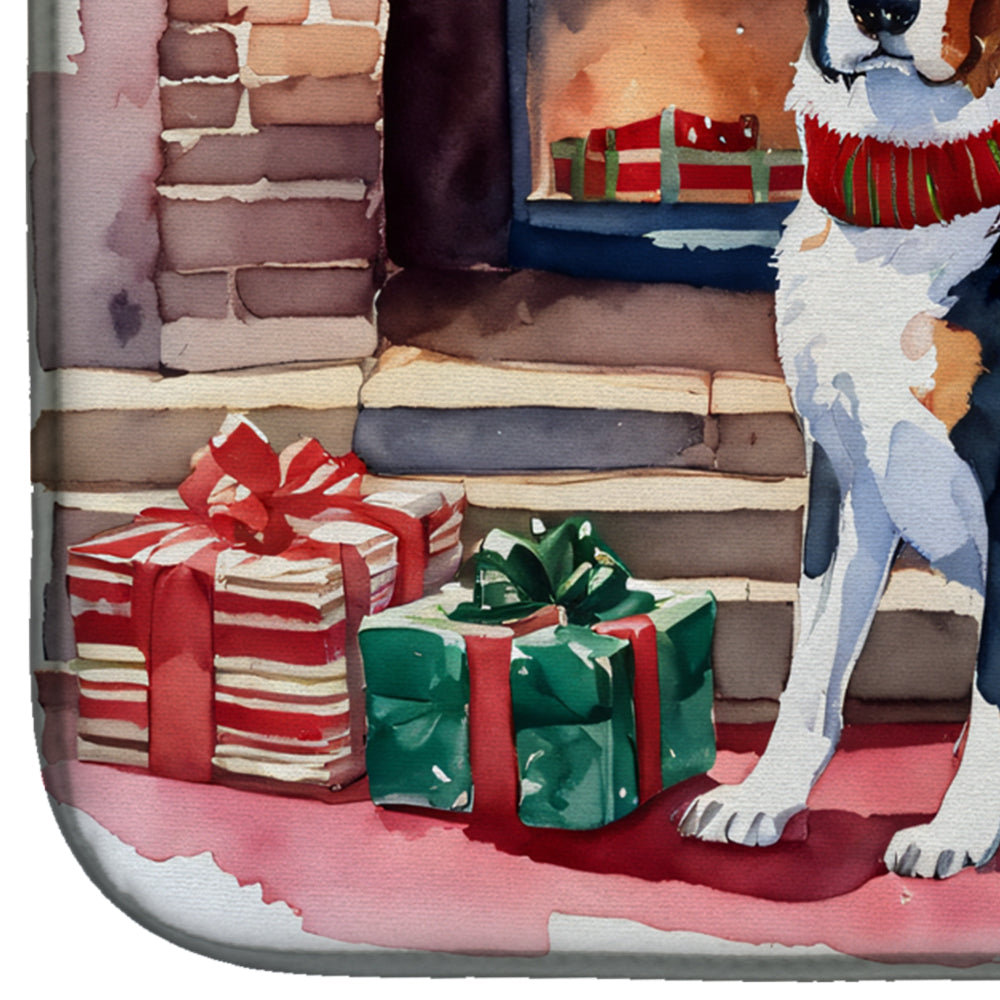 Appenzeller Sennenhund Cozy Christmas Dish Drying Mat