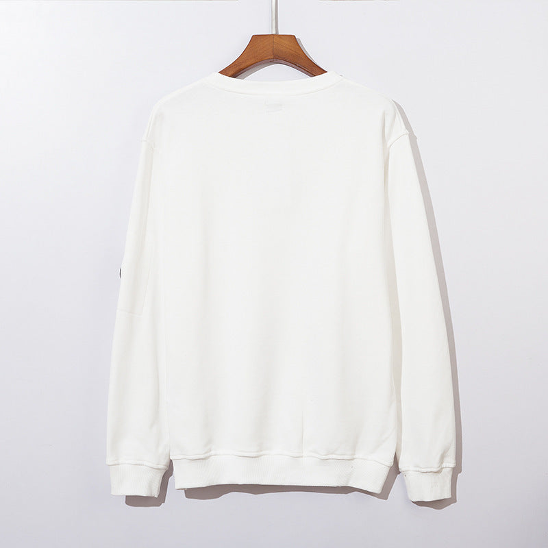 Fashion Unisex Round Neck Graphic Sweater for Men