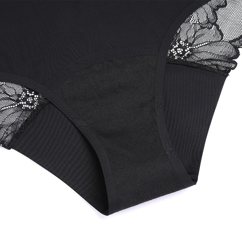 Menstrual Lace Underwear Mid-Waist Panties