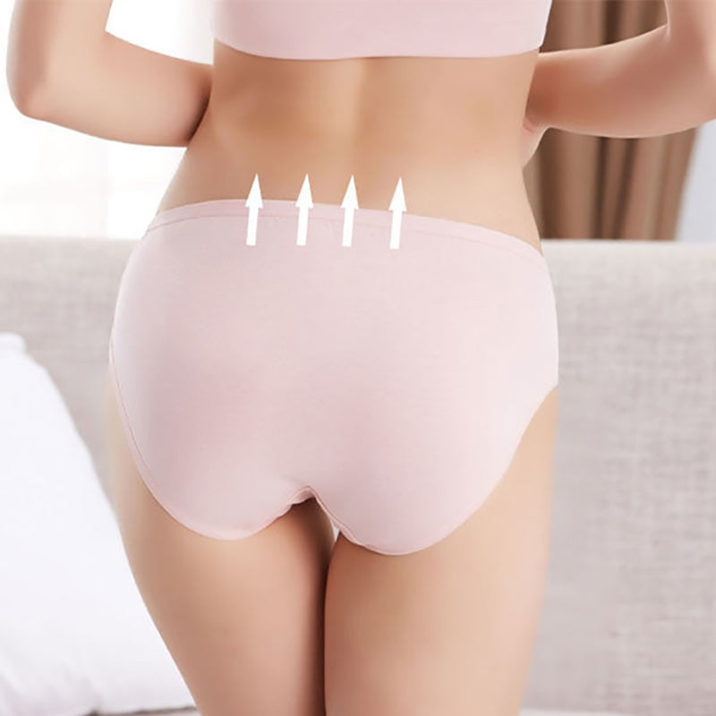 4-Piece Set Women's Cotton Low Waist Maternity Panties