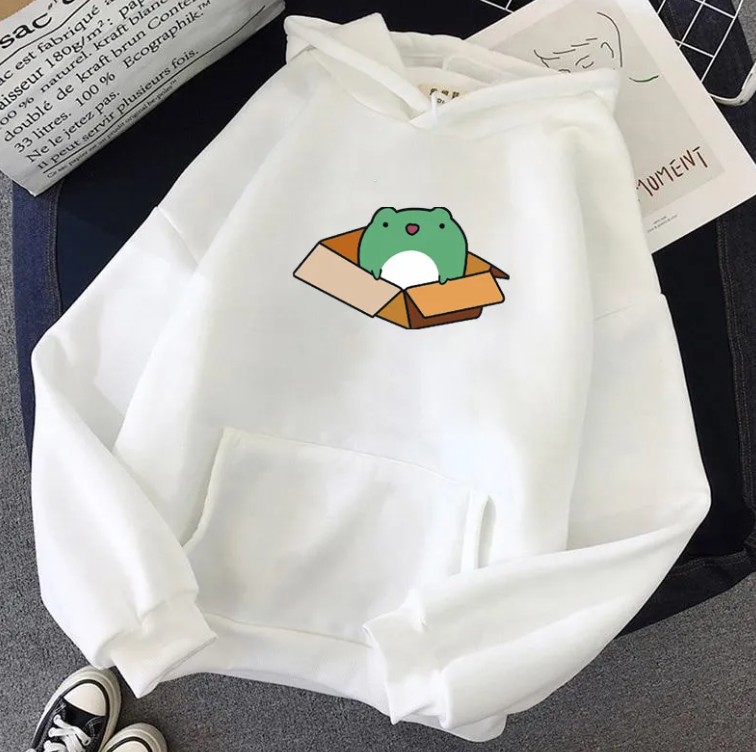 Womens Simple Long Sleeved Hoodie | Streetwear