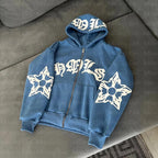 Y2K Vintage Hip Hop Jacket for Women - Casual Hoodie | Streetwear