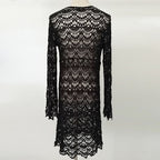 Wholesale Long Crochet Beach Cover-Up Swimsuit Jacket