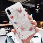 Snowflake Liquid Sand Christmas Phone Case | Protective Cover