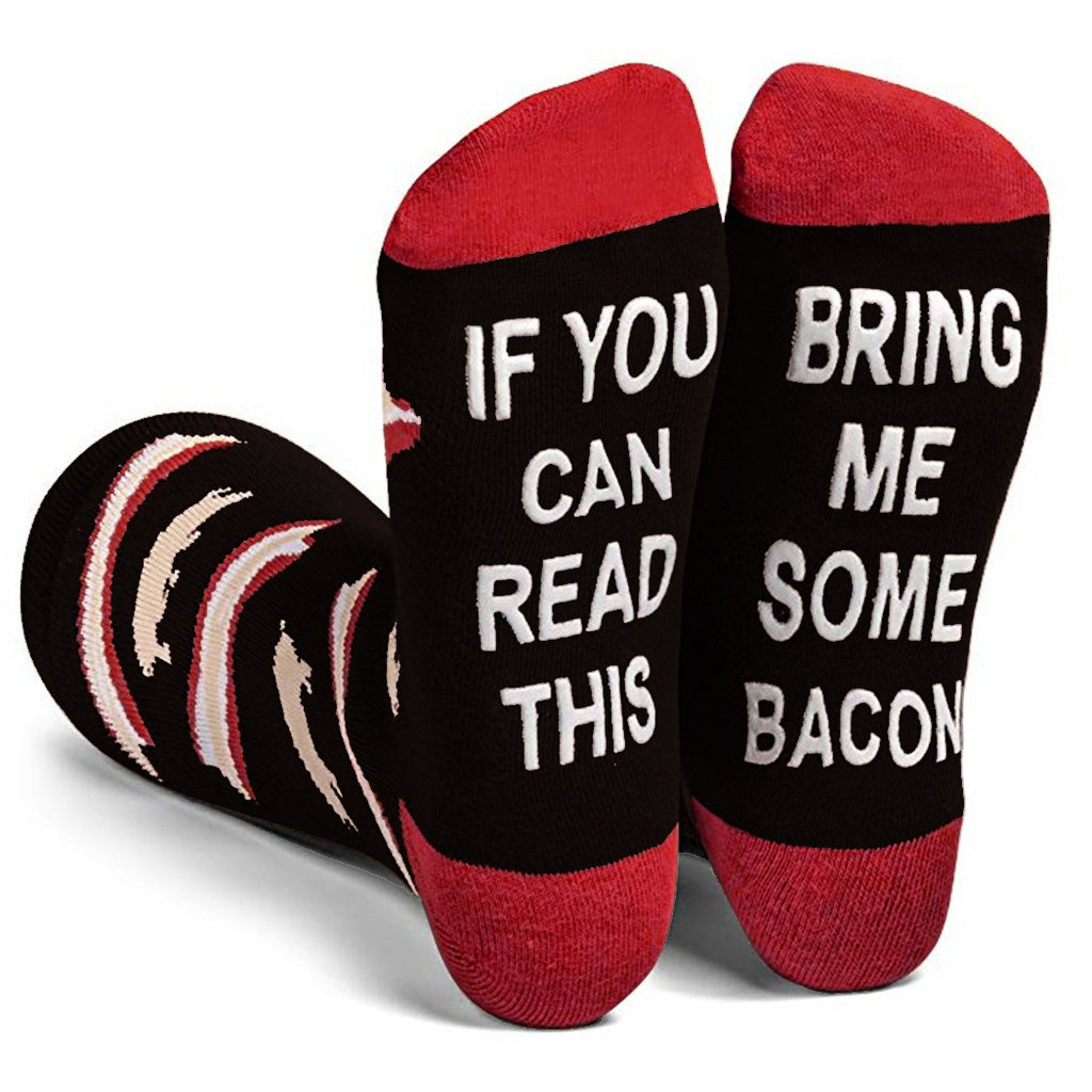 Valentine's Day & Christmas Letter Socks - "IF YOU Can Read This"