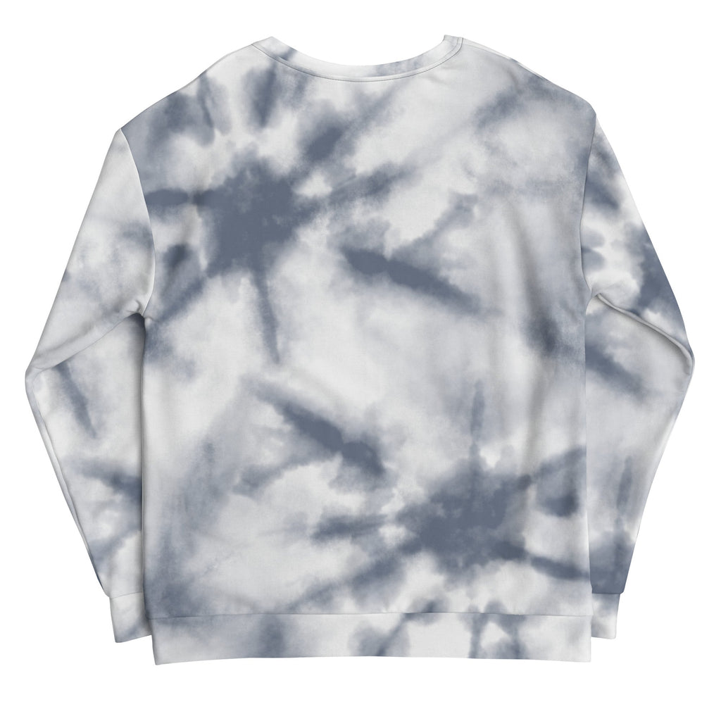 Grey Tie-Dye Vibe Tropical Sweatshirt | Streetwear