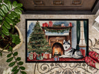 Siberian Husky Cozy Christmas Doormat