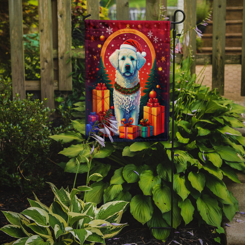 Kuvasz Holiday Christmas Garden Flag