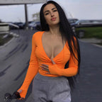 Chic Solid Color Slim Fit Bodysuit for Fall 2020
