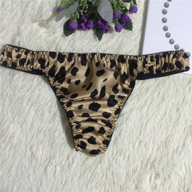 Silk Thong Underwear, Comfortable Breathable Base Layer
