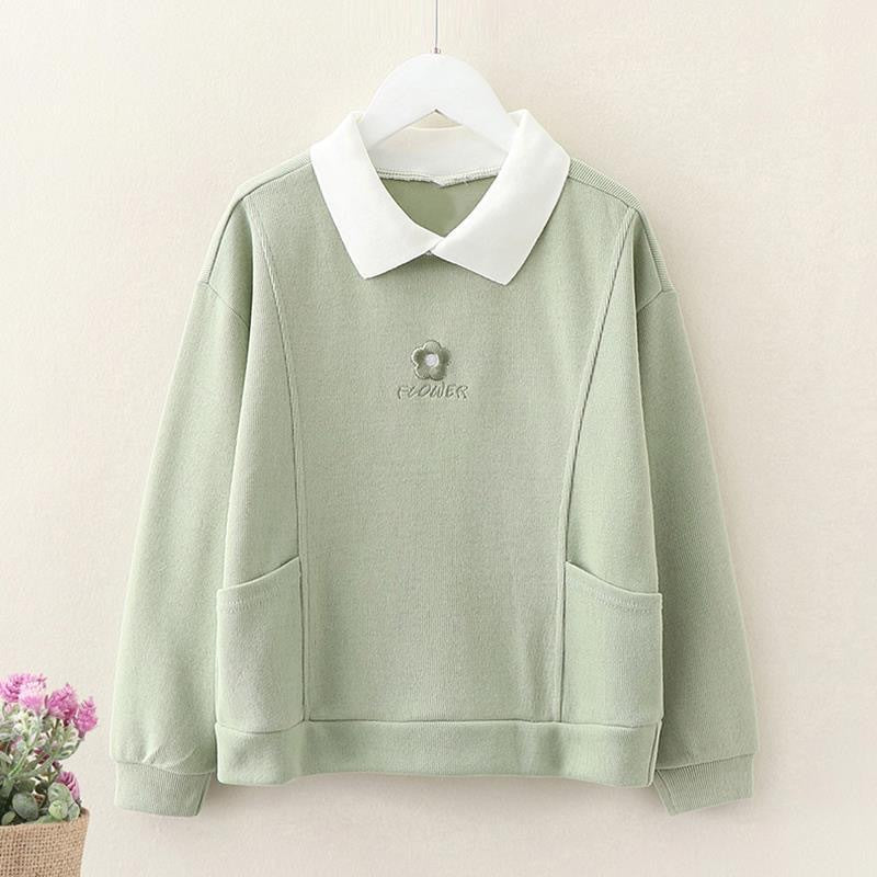 Casual Print Pocket Fleece Sweatshirt for New Fashion | Streetwear