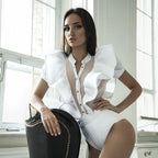 Sexy Women's Sheer Bodysuit - Available in Multiple Colors