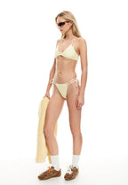 Polka Dot Two-Piece Women's Bikini Swimsuit