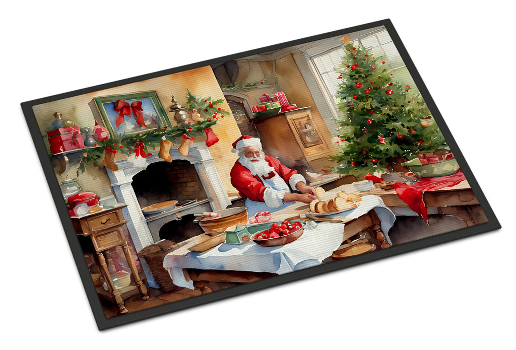 Cookies with Santa Claus Doormat
