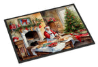 Cookies with Santa Claus Doormat