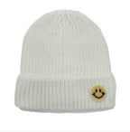 Happy Face Beanie | Embroidered Cap