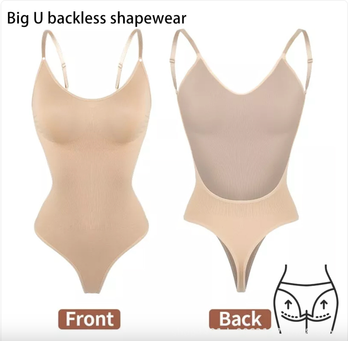 Seamless Backless Bodysuit