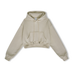 High Street Women's Short Hooded Plush Sweater