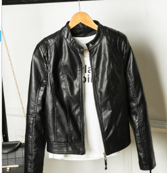 Slim Fit Motorcycle Leather Jacket (One Piece)