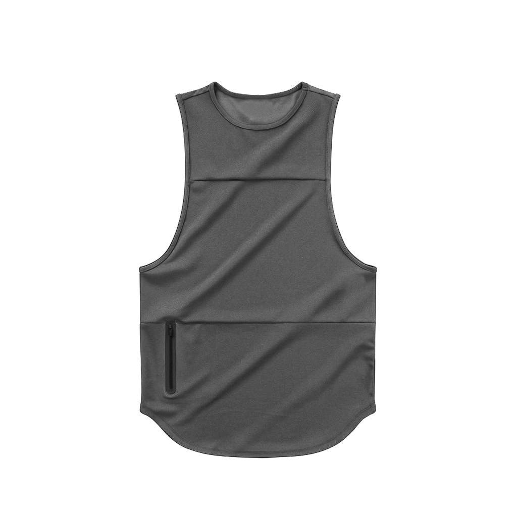 Men's Summer Sports Tank Top - Quick-Dry Fitness Shirt
