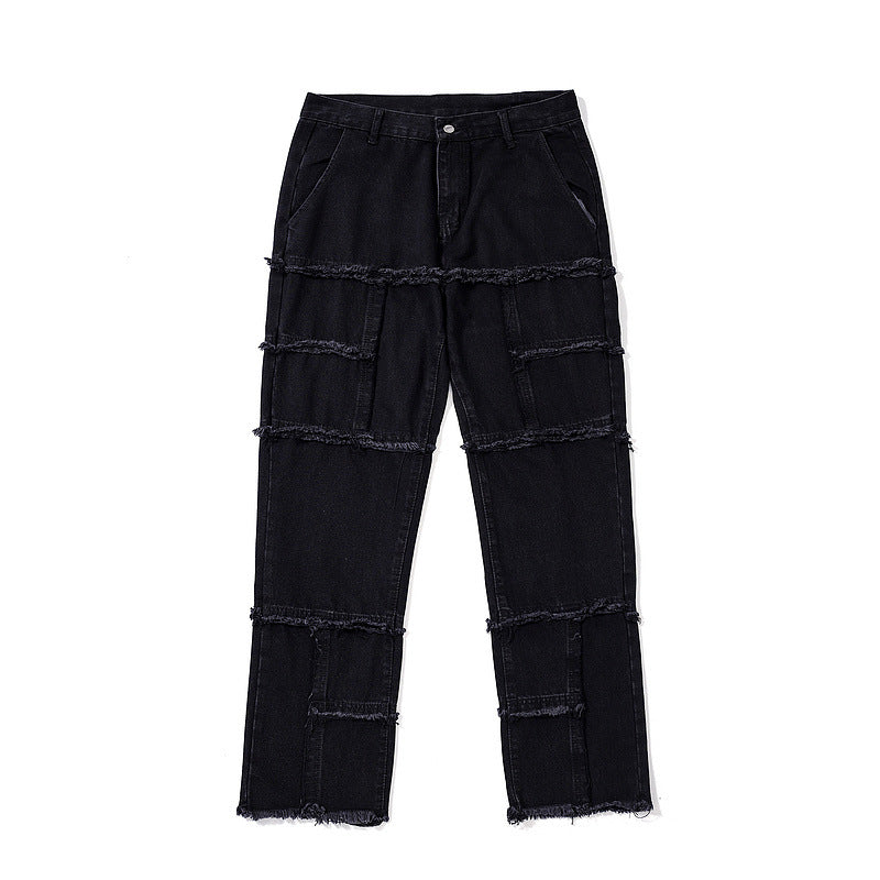 High Street Slim Jeans with Fleece Panels