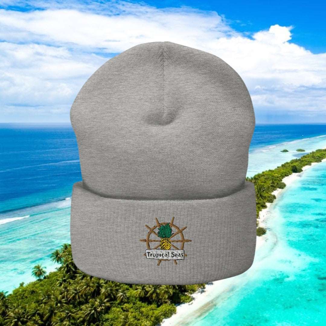OG Tropical Seas Cuffed Beanie | Embroidered Cap