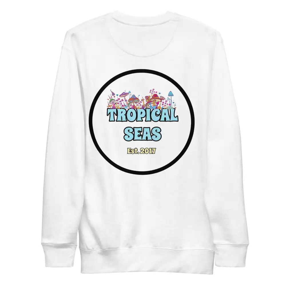 Trippy Tropical Fleece Pullover | Streetwear