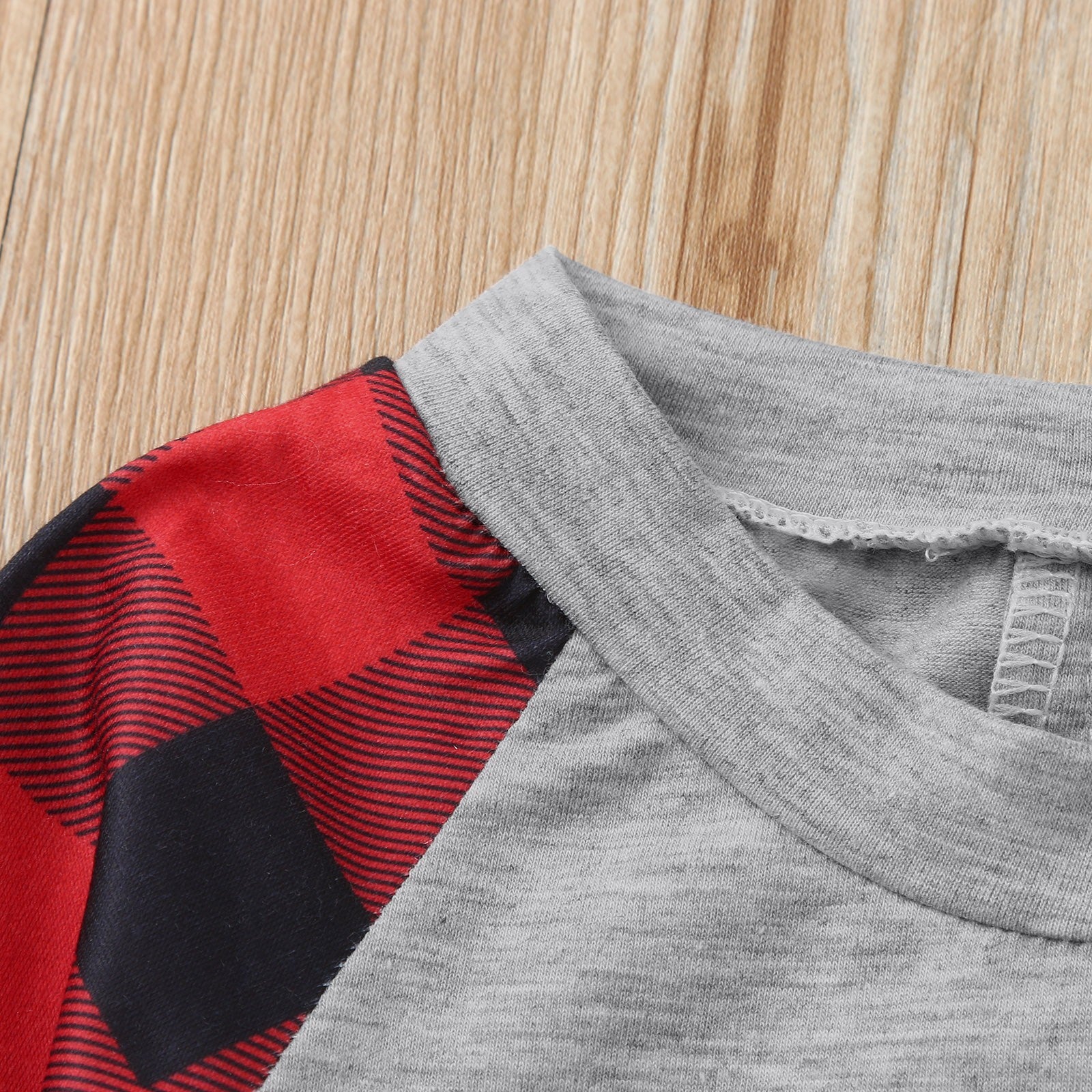 Infant Merry Christmas Plaid Romper
