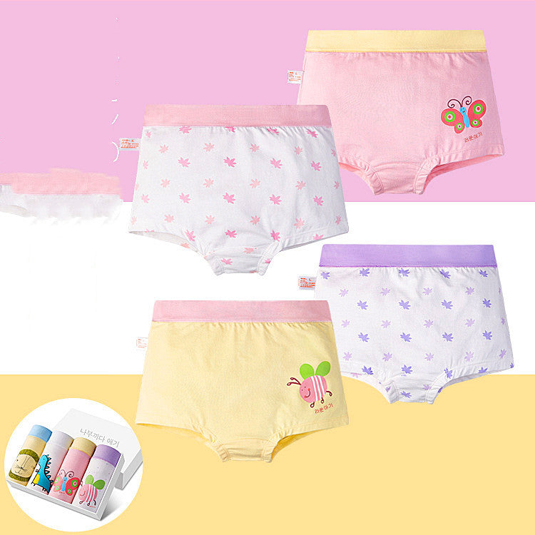 Cotton Boxer Shorts for Girls - Cute Kids Underwear