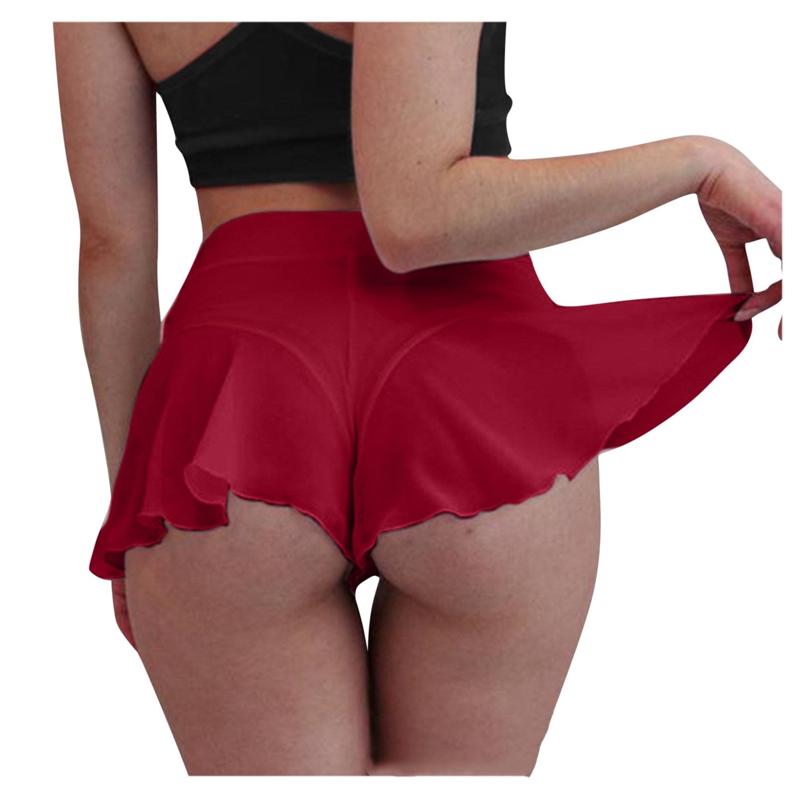 Ladies Ruffle Dance Shorts