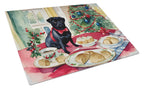 Pug Christmas Cookies Glass Cutting Board