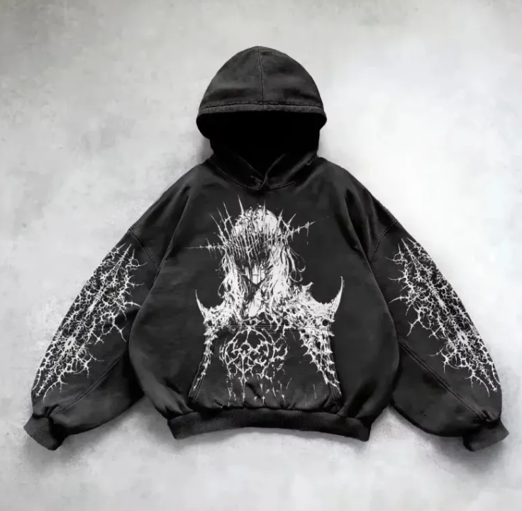 Washed Hooded Pullover | Streetwear