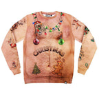 Christmas Printed Long Sleeve T-Shirt | Streetwear
