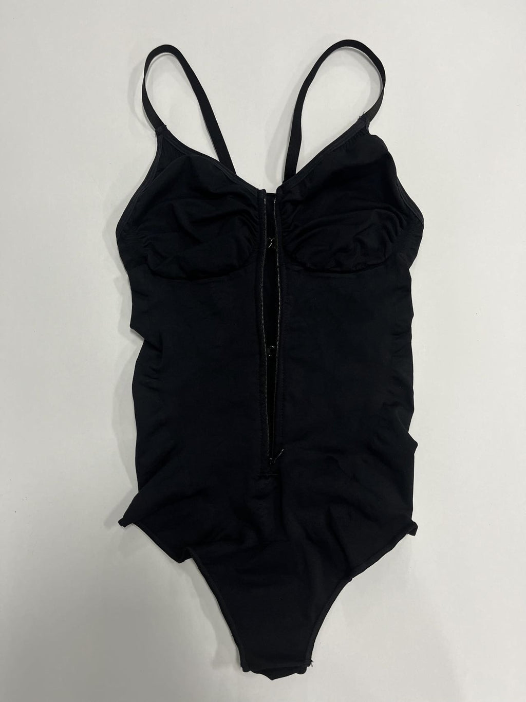 Zipper Waist-Slimming Shapewear Bodysuit