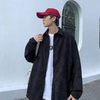 Men's Thick Corduroy Long Sleeve Winter Shirt Coat