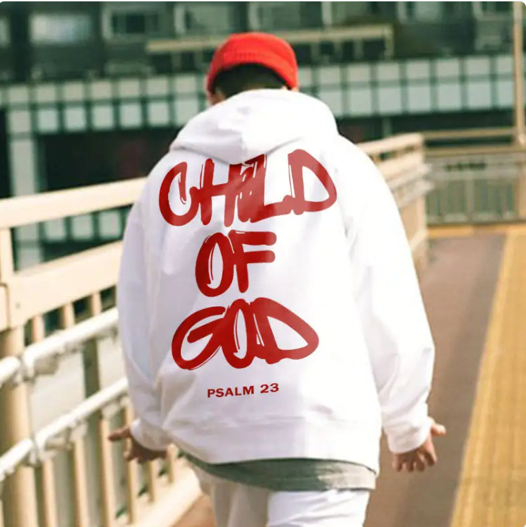 Men's Cotton Graphic Hoodie - Statement Back Print | Streetwear