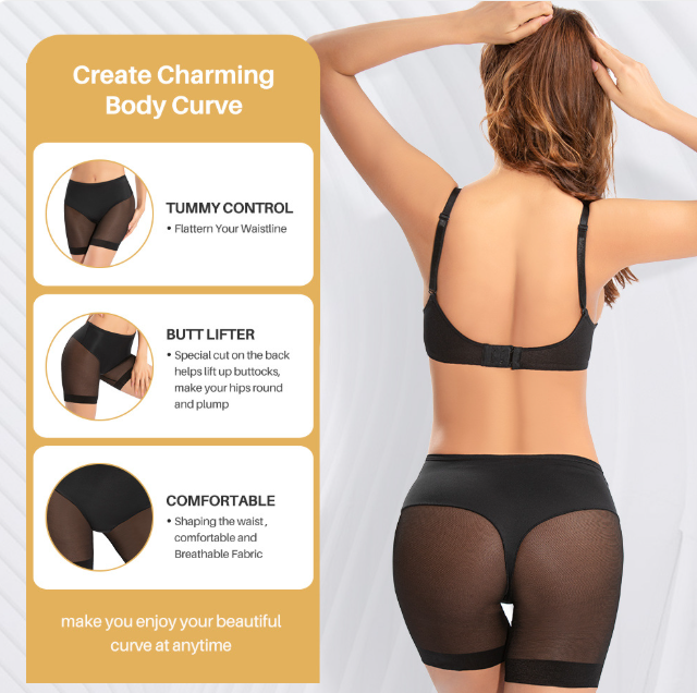 High-Waist Mesh Corset Leggings