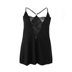 Sheer Milk Silk Strap Dress and Jumpsuit Outfit