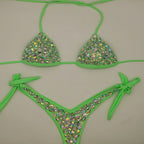 2021 New Handmade Rhinestone Bikinis Swimwear Collection
