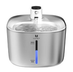 Automatic Pet Water Fountain Circulating Cat Dog Drinking Dispenser Filtered Fresh Flow with Water Level Window Quiet Pump