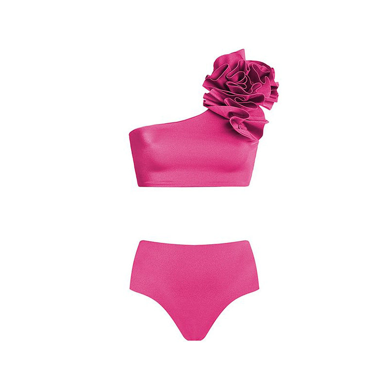 2023 New High-Waisted Floral Bikini Swimsuit for Women