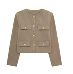 Versatile Flip Trim Short Coat