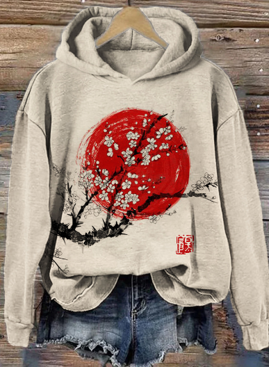 Oversized Women's Casual Hoodie with Hood | Streetwear