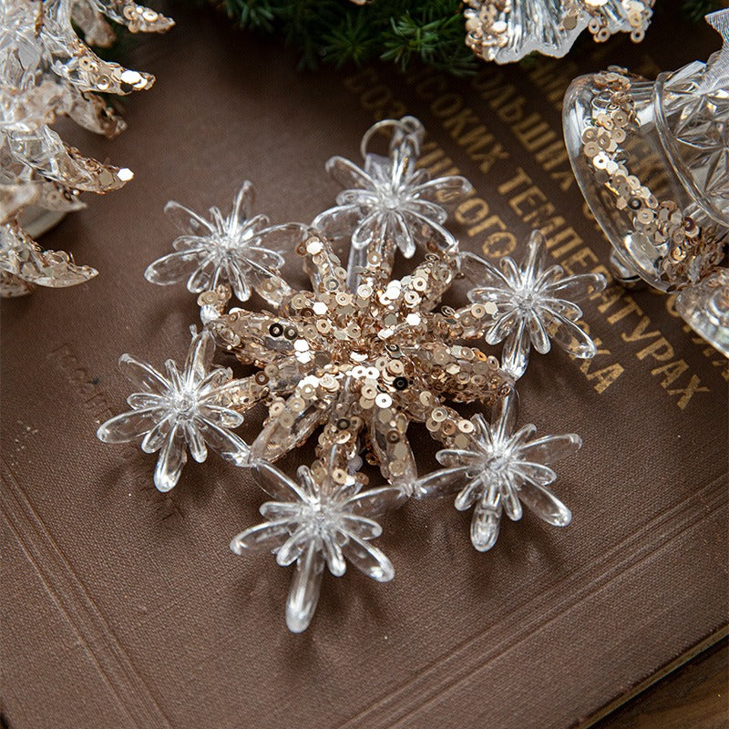 Acrylic Christmas Sequin Pendant