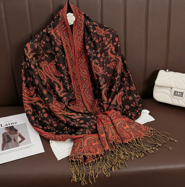 Cashmere Shawl Women's Printed Warm Scarf